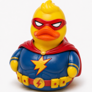 Pre-Molded, Personalized Rubber Duckie